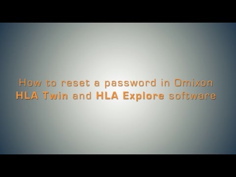 How to Reset a Password in Omixon HLA Twin and HLA Explore Software