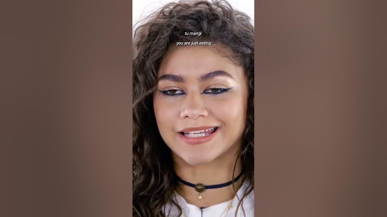 Zendaya On Being A Vegetarian #shorts - YouTube