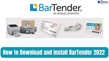 How to download and install BarTender  Software 2022 | Barcode Print Software.