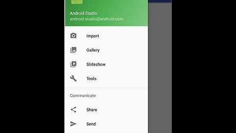 Navigation Drawer in Androidx Tutorial