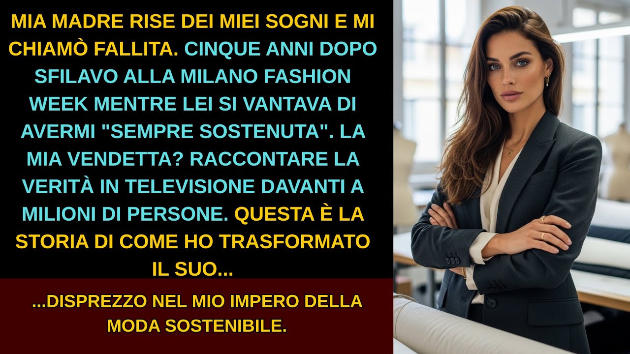 LA VENDETTA PIÙ DOLCE: mia madre rideva dei miei sogni… ora si vanta di avermi cresciuta