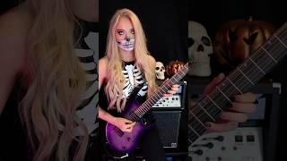 Spooky Scary Skeletons Shred 💀 #Sophielloyd #Guitar