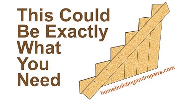 How To Use Stair Stringer Layout Pattern, If You