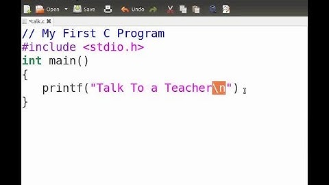 1. Basic C Program ( spoken tutorial )( IIT Bombay ) English