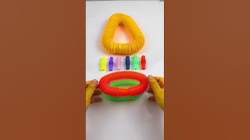 Very relaxing Robot POP Tube sound DIY #asmr #creative #diy #satisfying #poptubesound #robot