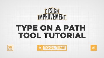 How the Type on a Path Tool Works • Adobe Illustrator Tutorial