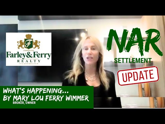 What's happening..Mary Lou addresses NAR Settlement 
