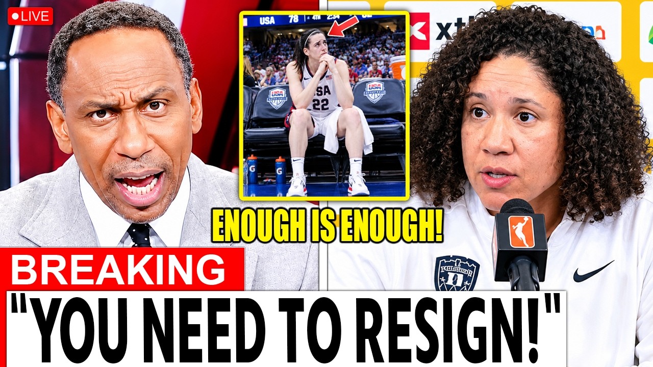 Stephen A Smith DESTROYS Kara Lawson AFTER SHE BENCHED AGAIN Caitlin Clark  AGAINST CZECHIA IN FIBA!
