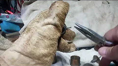 How to put new springs into a clock barrel without any special tools