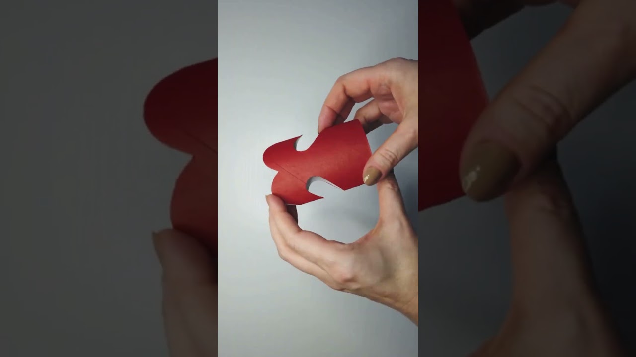 I Love Crafting ❤️❤️❤️ #craft #diy #reuse #recycle #toiletpaperroll #howto #tutorial #easydiy #heart