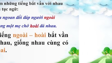 Tuần 1 - LTVC 4: Luyện tập về cấu tạo của tiếng