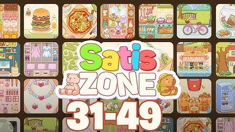 Satiszone: Perfect ASMR Game - All Levels 31-49 Solution Gameplay Walkthrough