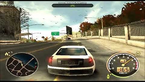 NFSMW PS2 Demo Beta Cadillac CTS