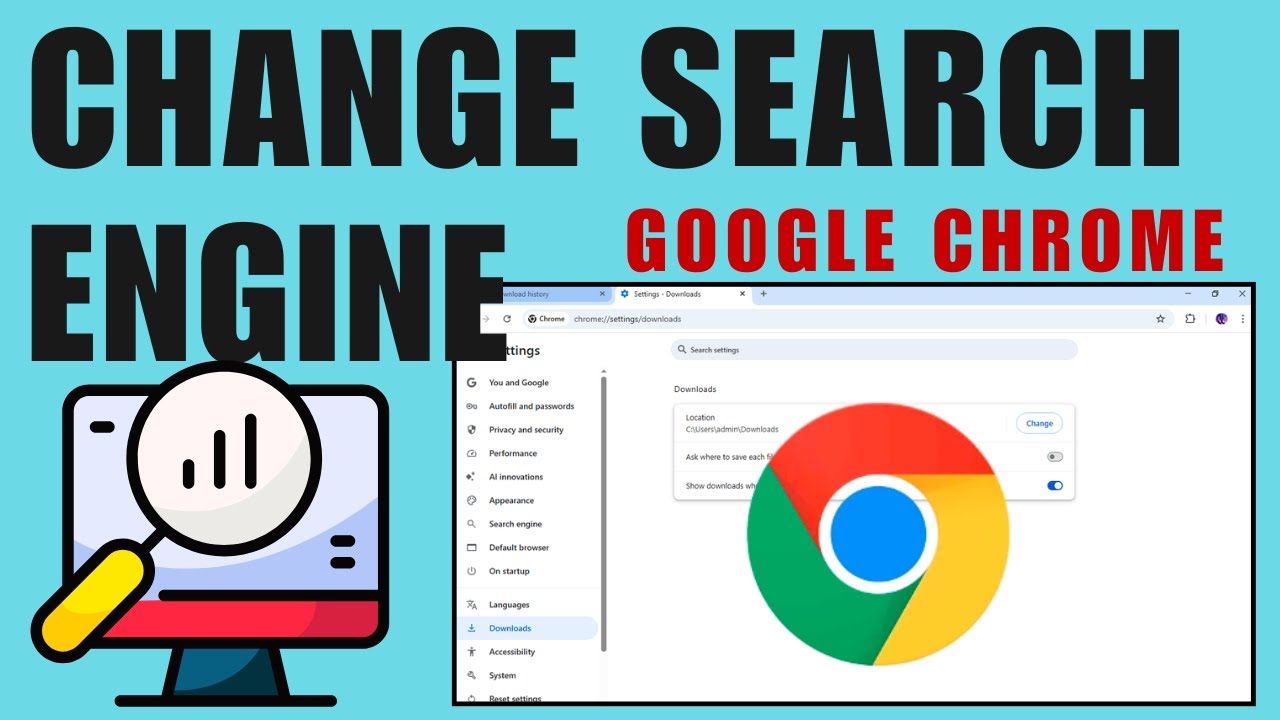How To Change Default Search Engine In Google Chrome | Switch To Any ...