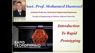 Introduction To Rapid Prototyping