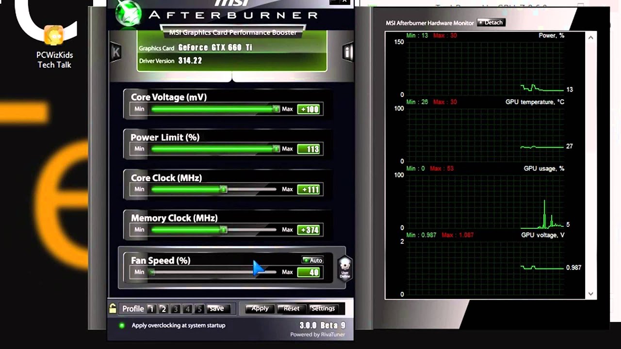 How To Overclocking An Nvidia Gpu Performance Increase With A Gtx 660ti Youtube