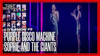 PURPLE DISCO MACHINE & SOPHIE AND THE GIANTS a X FACTOR 2020 Resimi