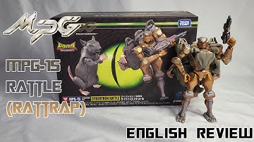 Video Review - Masterpiece - MPG-15 - Rattle (Beast Wars Rattrap)