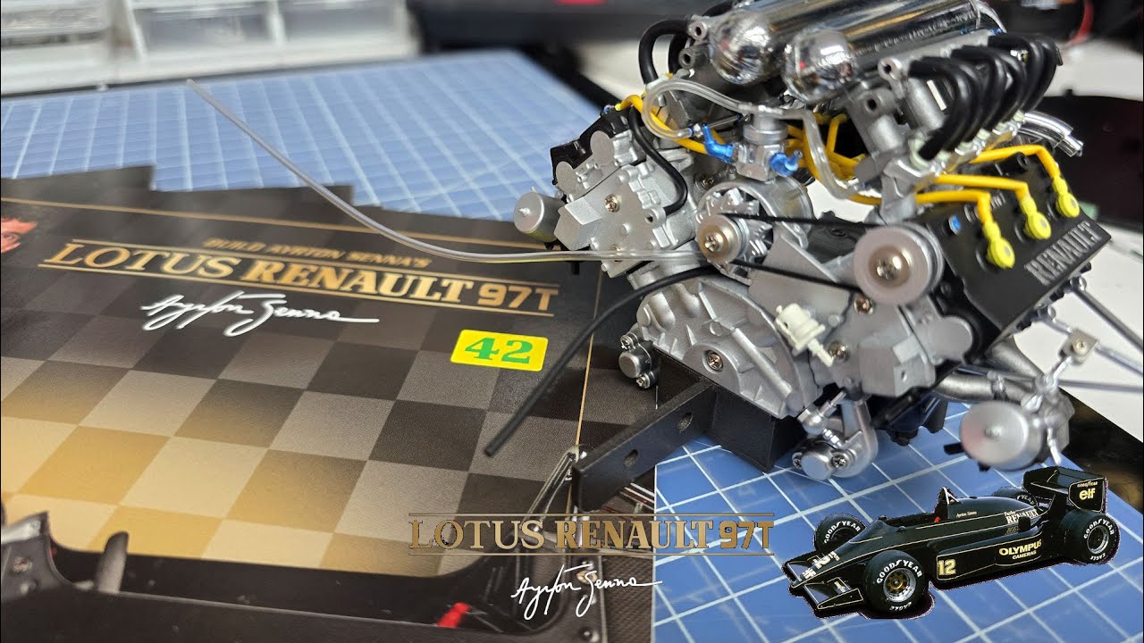 Build the Ayrton Senna Lotus Renault 97T F1 Car 1:8 Scale - Pack