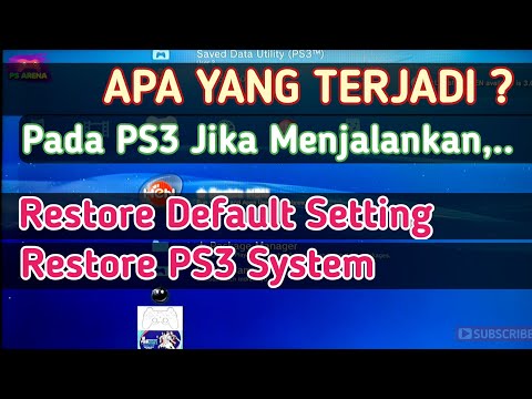 PERBEDAAN RESTORE DEFAULT SETTING DAN RESTORE PS3 SYSTEM