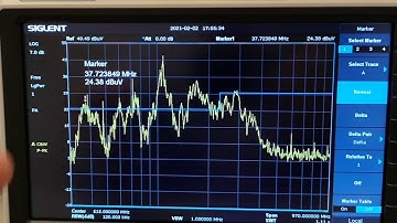 Siglent SSA3021X at emc lab, using EMC settings, sweep time compared
