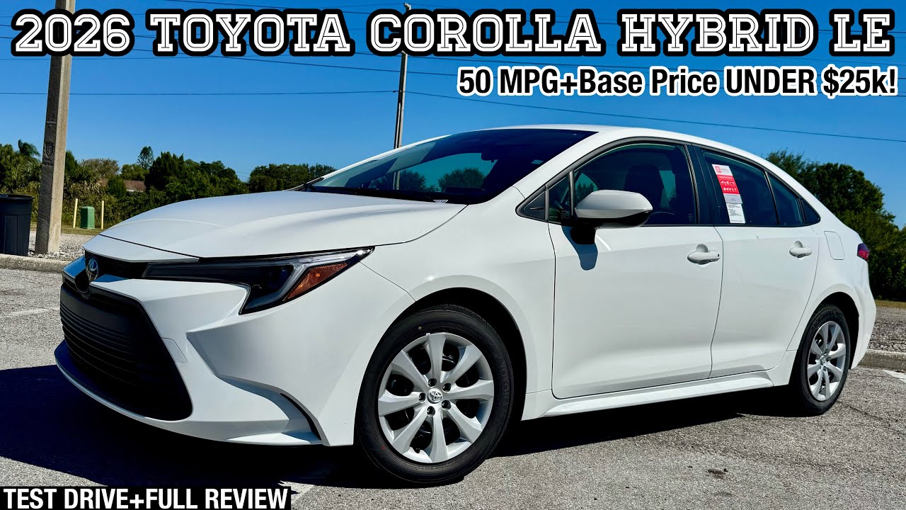 2026 Toyota Corolla Hybrid LE: TEST DRIVE+FULL REVIEW