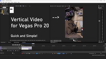 Vegas Pro 20 - How to Import and Edit a Vertical Video (1080x1920)