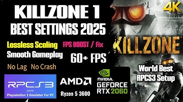 KILLZONE RPCS3 Best Settings 2025 | 60FPS Boost + Graphics Fix!