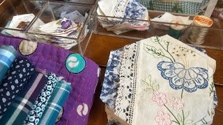 Gosling Quilt (Part 2) - using Men’s Cotton Shirts &  Vintage Embroidery