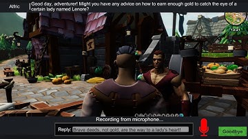 Chat AI NPCs using the Dialogue System & RPG Builder