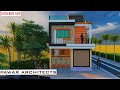 Pawar architects corner villa elevation  modern theme shorts architecture elevation modern