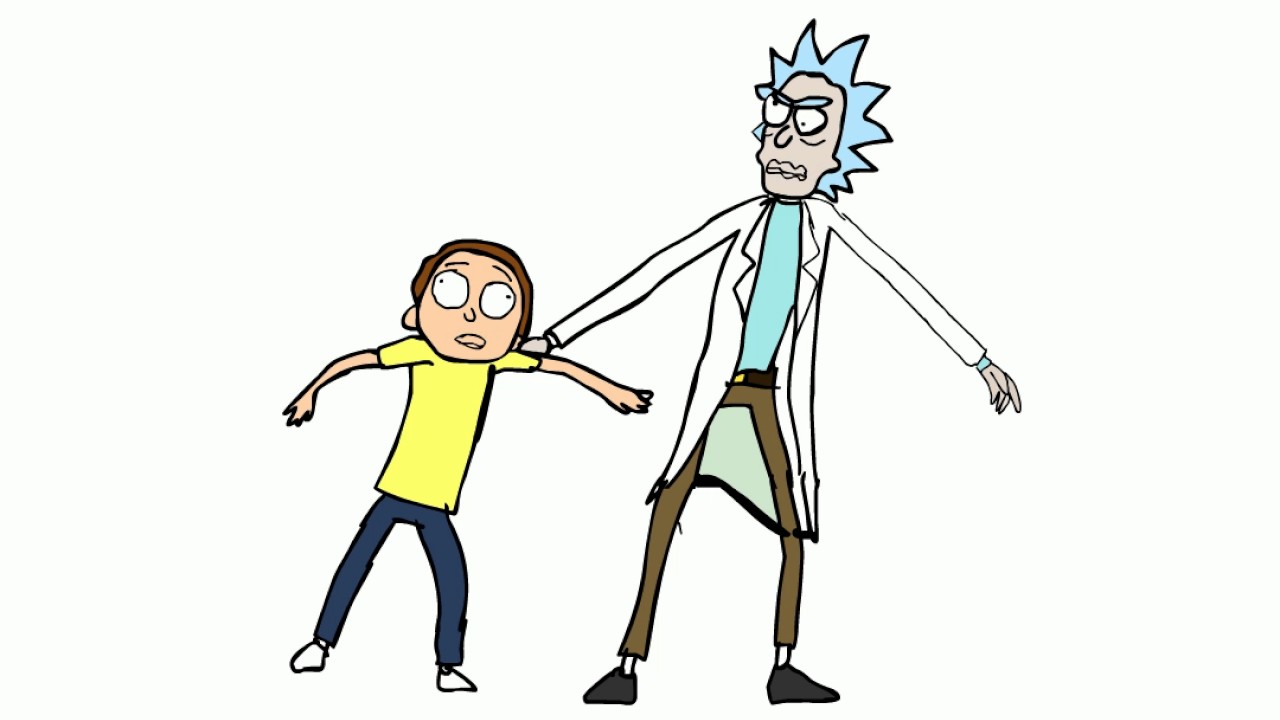 Как нарисовать морти из рик и морти