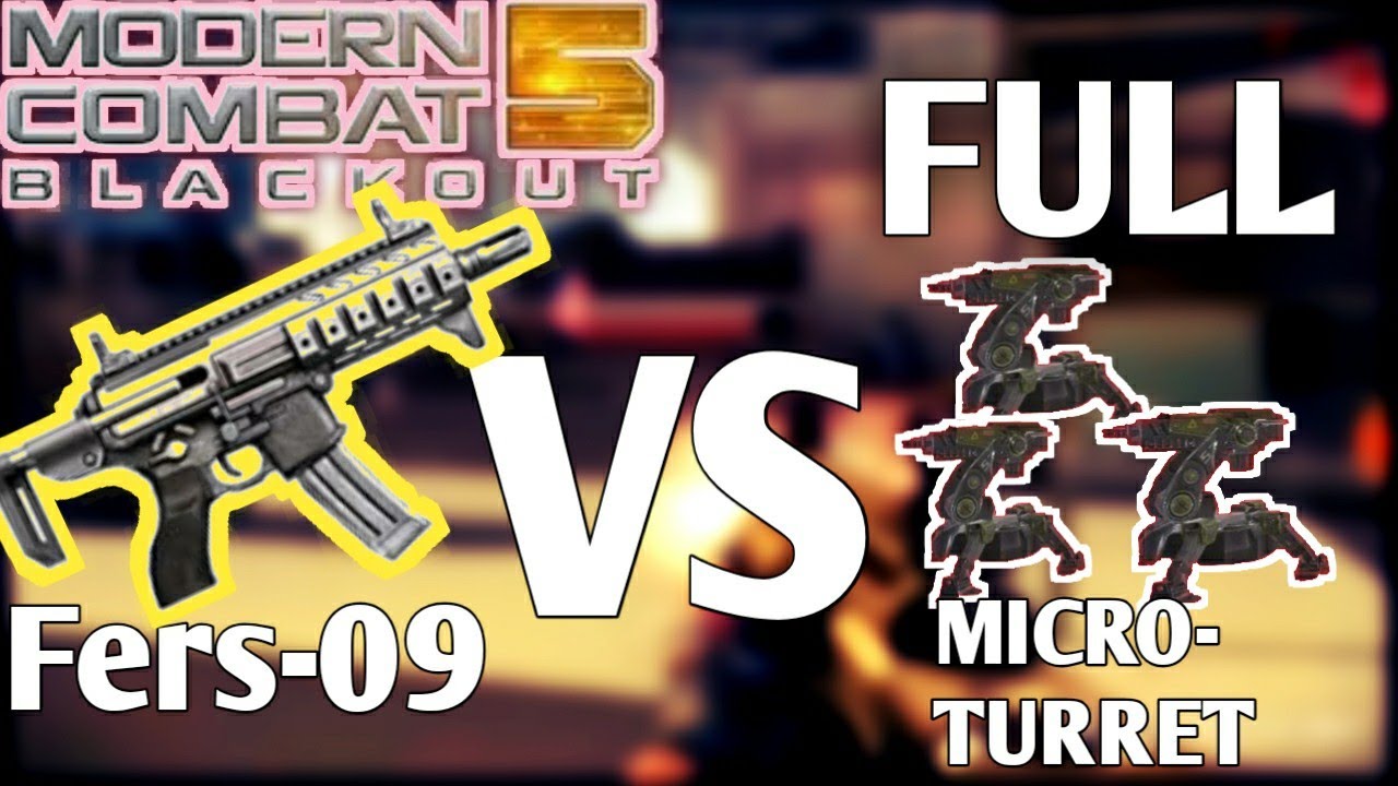 Old but gold Fers-09 gameplay VS full micro turret modern combat 5 LOL