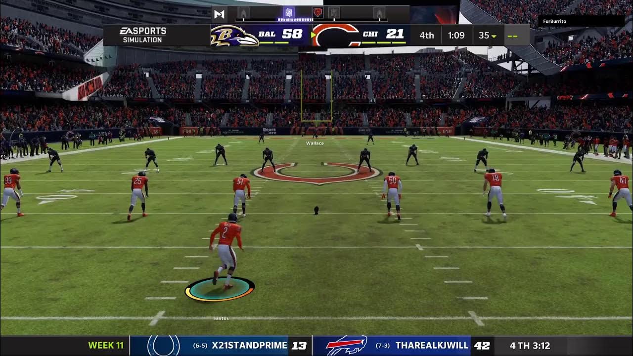 Ravens vs Bears Dynasty Kings Madden 22 YouTube