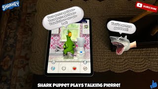 Shark Puppet Plays Talking Pierre