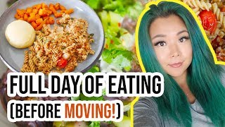 WHAT I ATE IN A DAY (VEGAN) | Random Meals | Lazy Cooking | Kitchen Clean Out