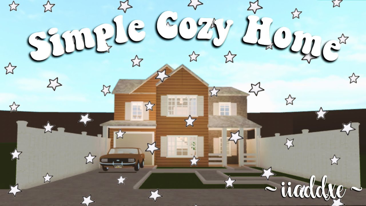 20k Simple Cozy Home Bloxburg House Build Youtube - modern cozy roblox bloxburg house steps