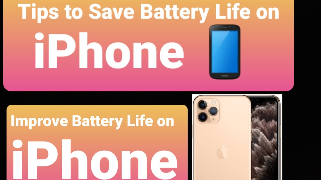 Tips to Save iPhone Battery Life Tips and Tricks by Ishita YouTube