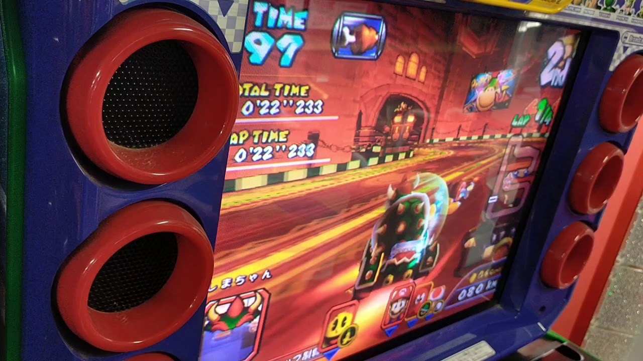 《マリオカートアーケードグランプリ２》５０cc クッパカップラウンド１(アイテムリクエスト)