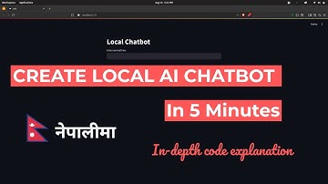 How To Create AI Chatbot In Nepali | Local Chatbot Using Python, Langchain, Ollama LLAMA3.2 |MLNepal