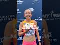 Dakotah Popehn at the #NYCHalf Finish Line Talks Running &amp; Race Day Shoes #nyrr #nycrunners