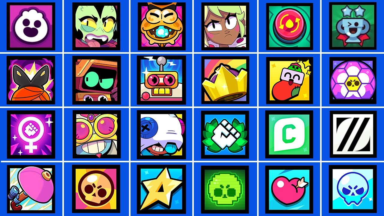 All Profile Icons (Brawlers, Skins & More)