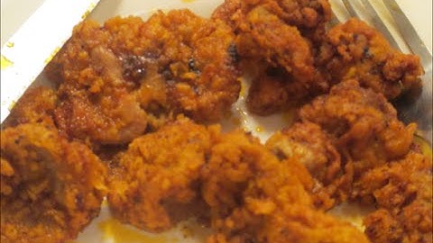 Deep Fried BBQ'd Tender Gizzards. Aieee!
