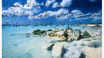 سورة هود الايات 111 الى اخر السورة