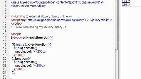 JQuery Hover Animation