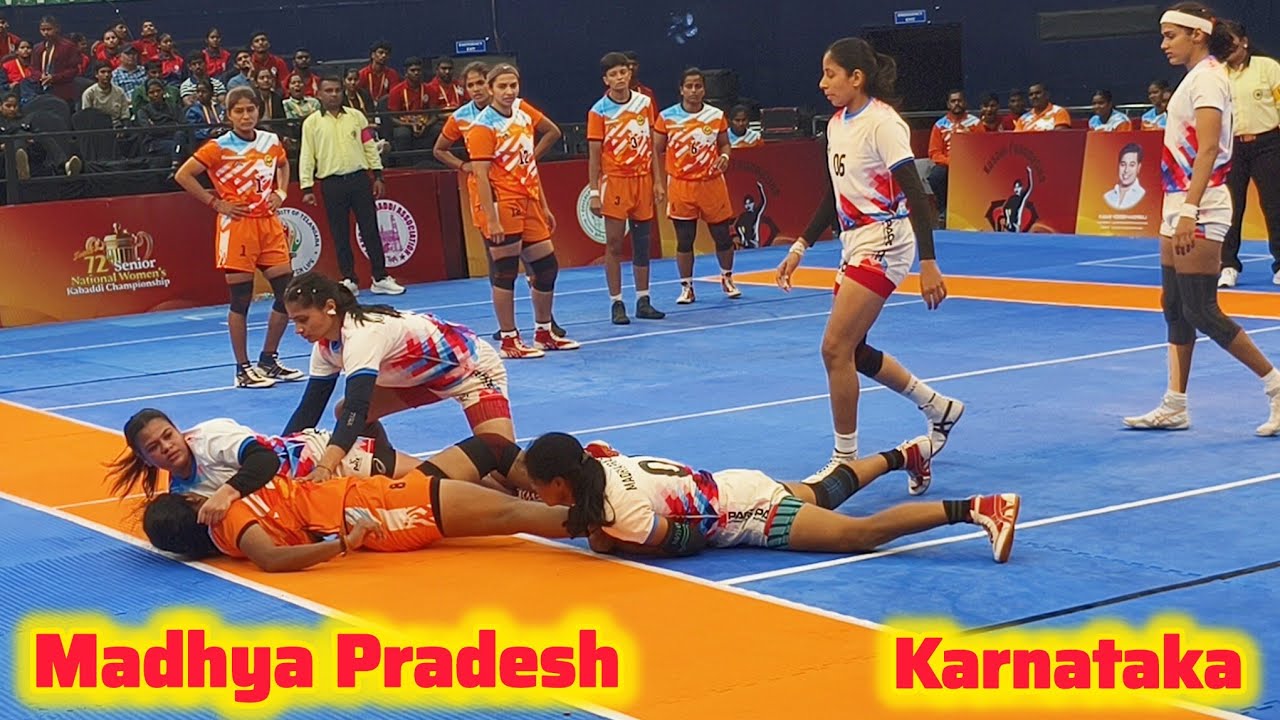 MP vs Karnataka 72th Senior National Women Kabaddi Championship Telengana