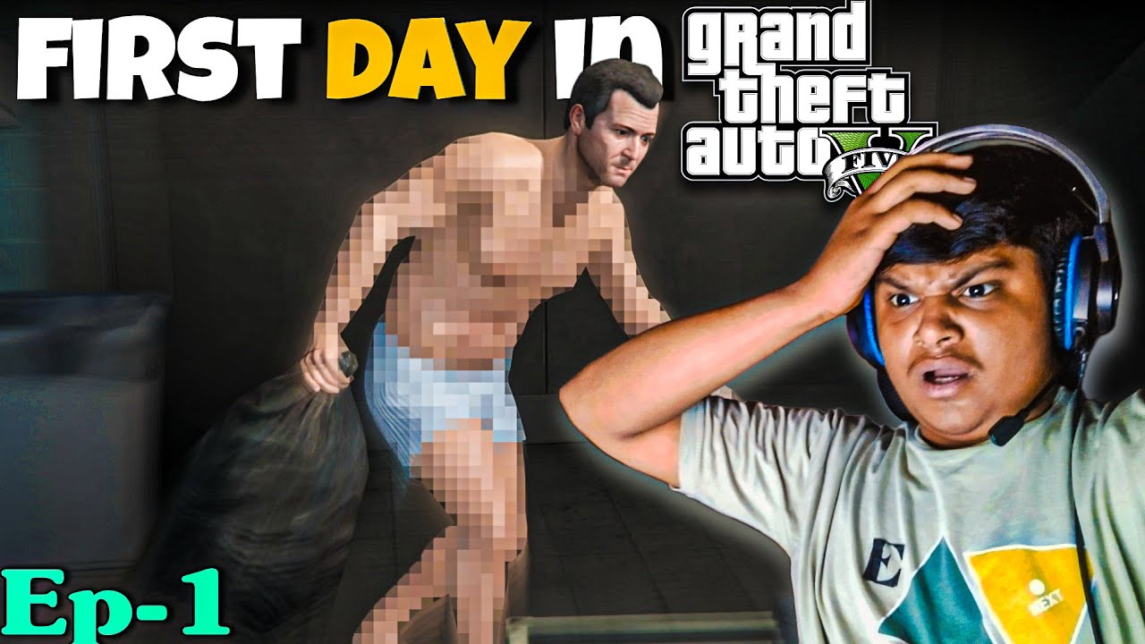 YHEE KYA HOGYA 🤯!! FIRST DAY IN GTA V  #EP-1 #GTAV