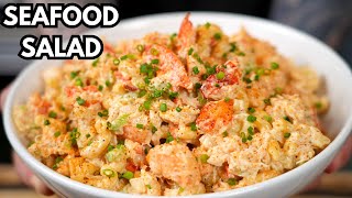 This Is My Favorite Summer Side Dish Recipe | How To Make Seafood Salad