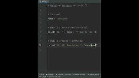 Formas de usar o PRINT do Python #shorts #python #dicas #tips #programação #programming