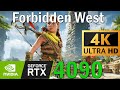 Extrem Settings  RTX 4090 - AMD 5800X3D -Horizon Forbidden West Benchmark